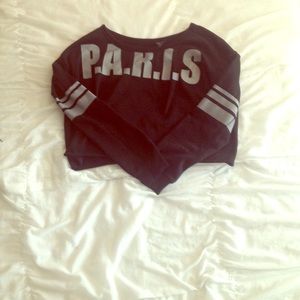 Rue 21 Black Cropped Sweater